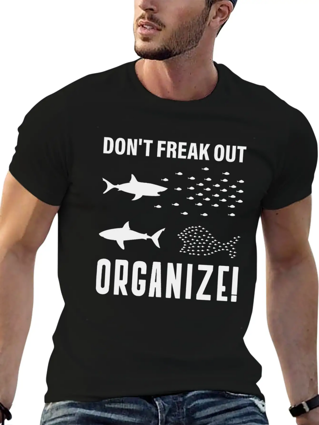 Don't Freak Out, Freak Out, Organize, Form Unisex Casual T-Shirt – Clean Design For Daily Comfort