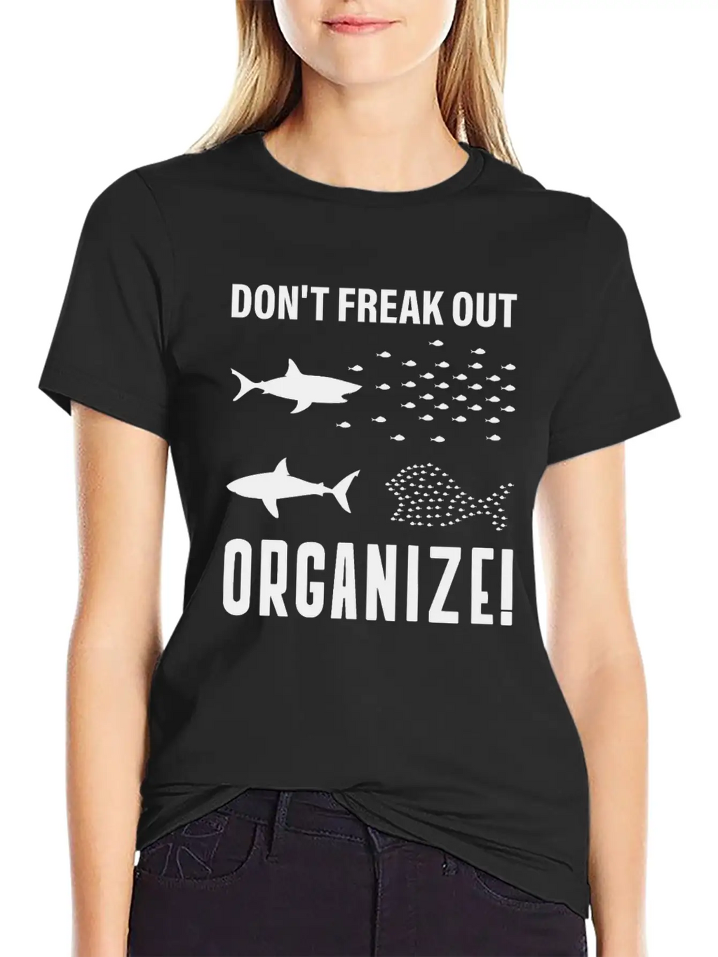 Don't Freak Out, Freak Out, Organize, Form Unisex Casual T-Shirt – Clean Design For Daily Comfort