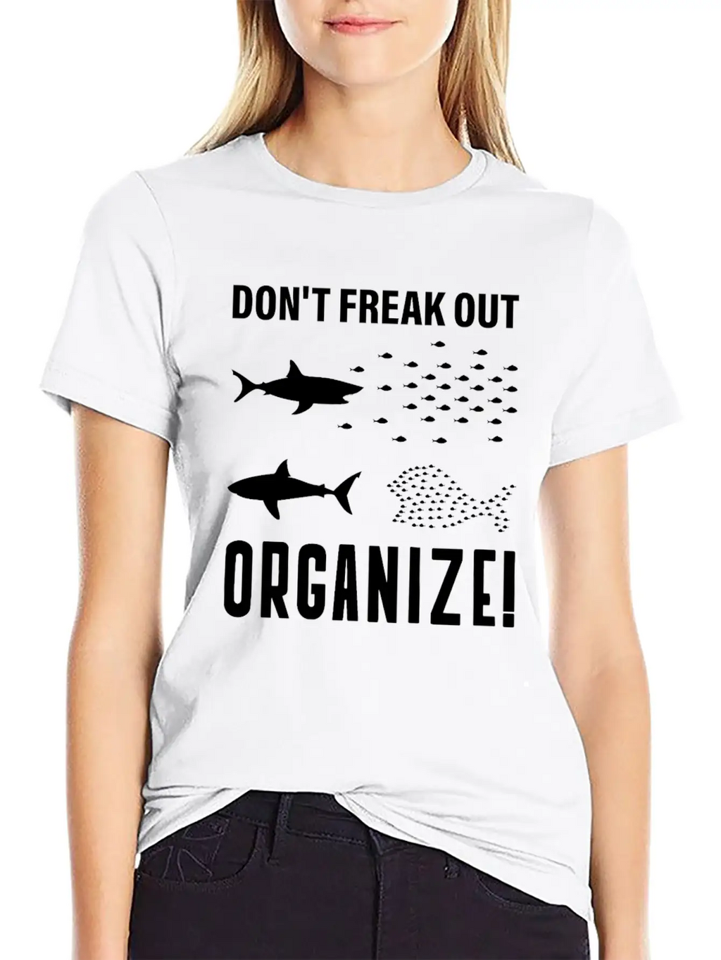 Don't Freak Out, Freak Out, Organize, Form Unisex Casual T-Shirt – Clean Design For Daily Comfort