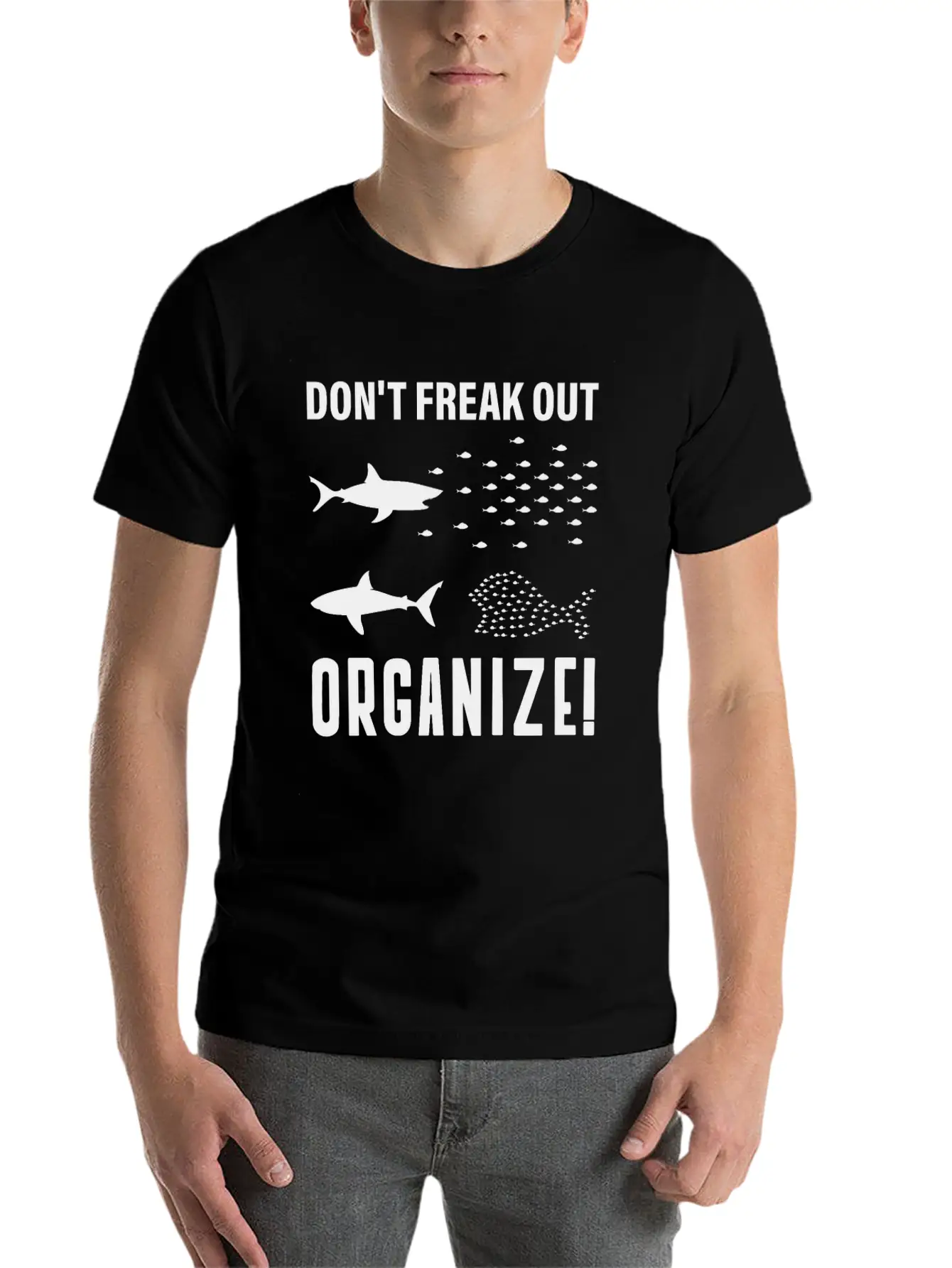Don't Freak Out, Freak Out, Organize, Form Unisex Casual T-Shirt – Clean Design For Daily Comfort