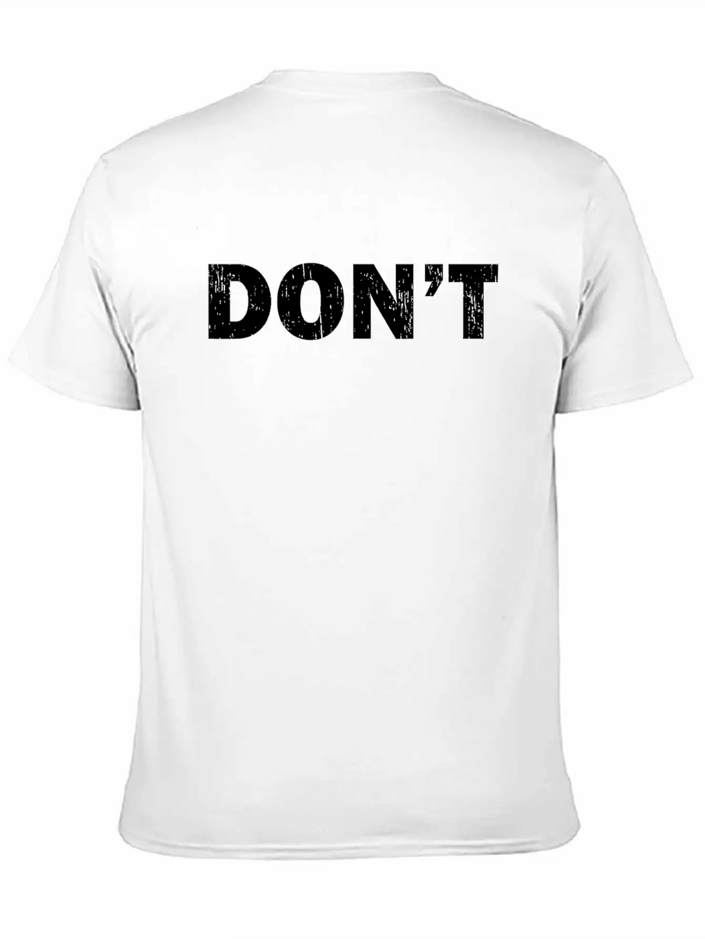 Don't Joke - Black Grunge Unisex Casual T-Shirt – Clean Design For Daily Comfort