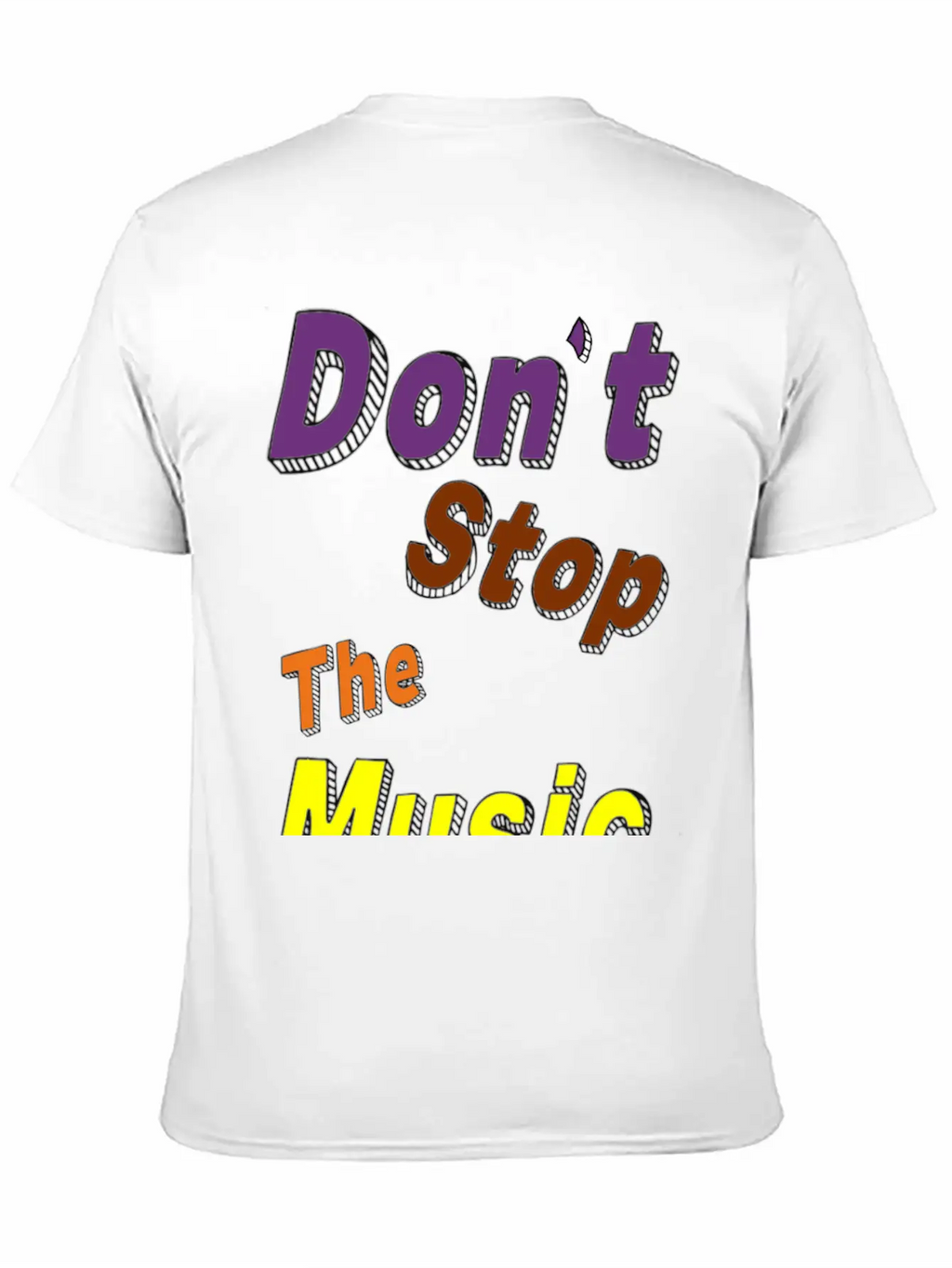 Don't Stop The Music Breathable Soft Cotton T-Shirt – Timeless Casual Look
