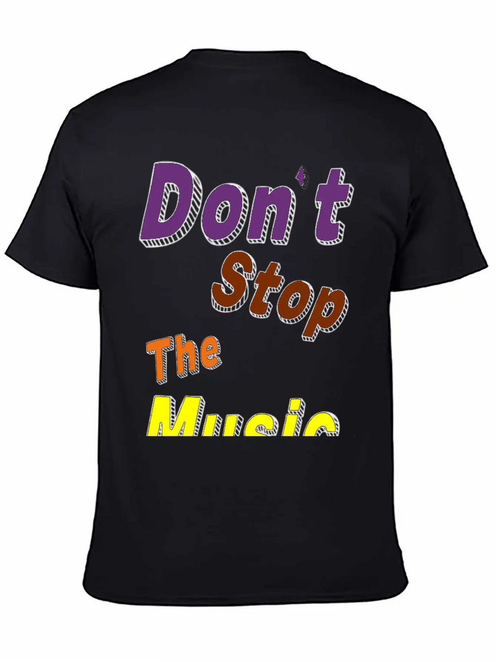 Don't Stop The Music Breathable Soft Cotton T-Shirt – Timeless Casual Look