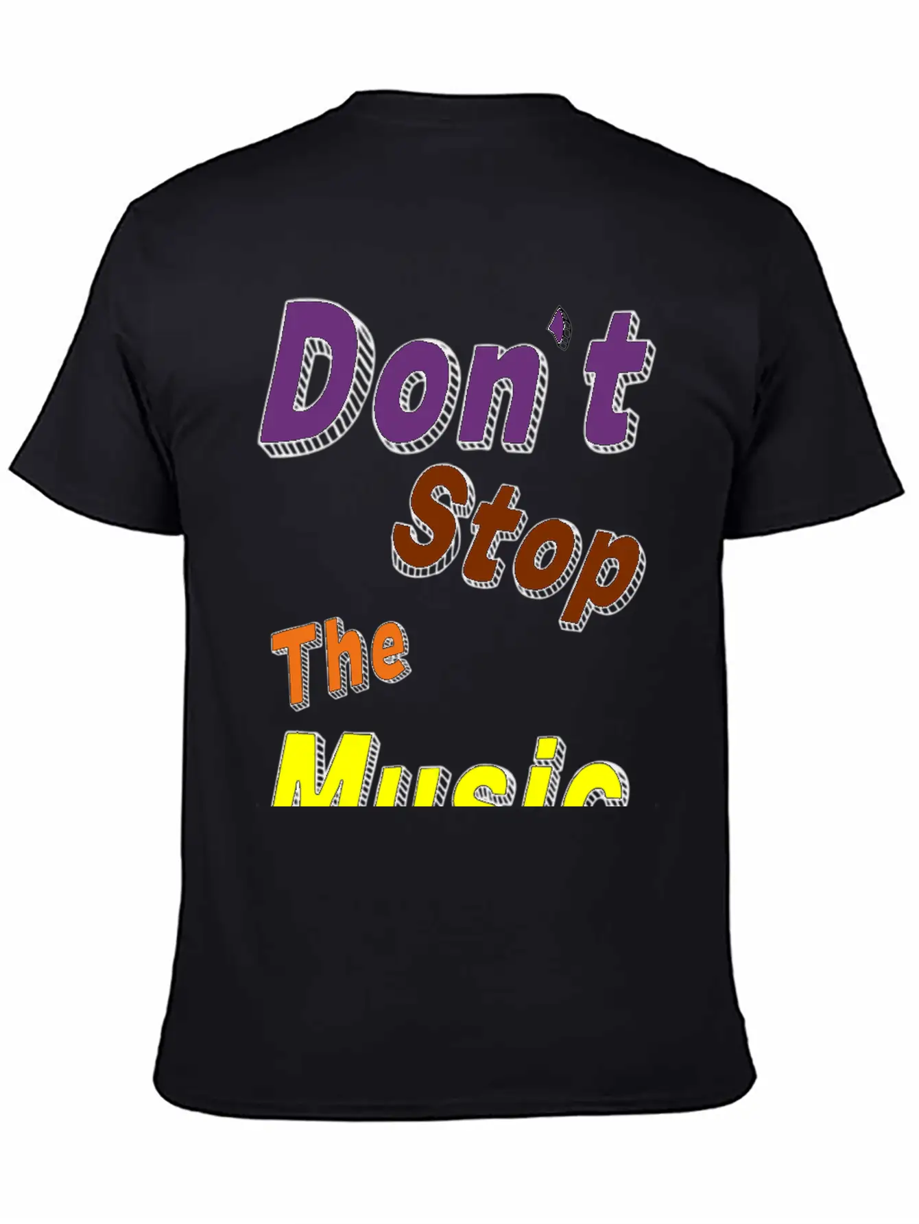 Don't Stop The Music Breathable Soft Cotton T-Shirt – Timeless Casual Look