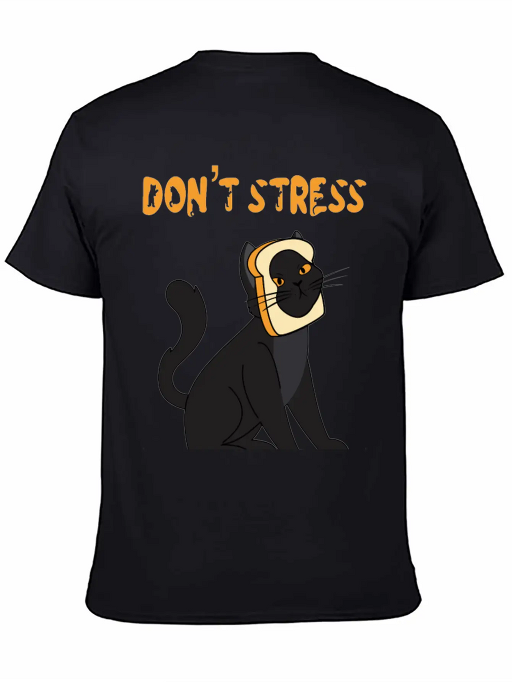 Don't Stress Meowt Casual Graphic T-Shirt – Simple And Comfortable Daily Wear