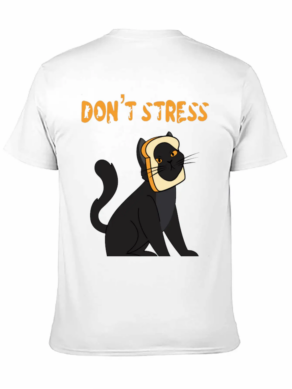 Don't Stress Meowt Casual Graphic T-Shirt – Simple And Comfortable Daily Wear