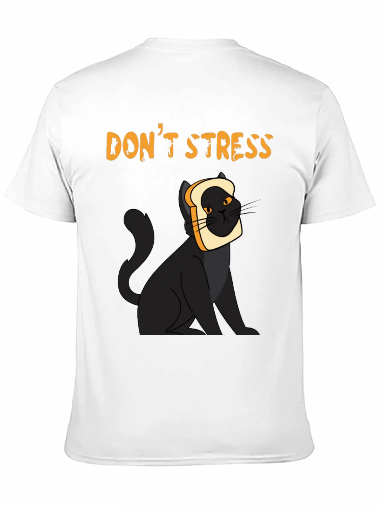 Don't Stress Meowt Casual Graphic T-Shirt – Simple And Comfortable Daily Wear