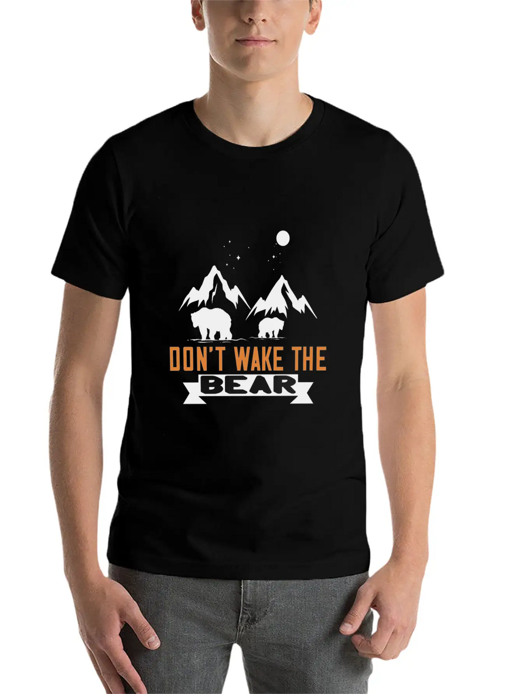Don´t Wake The Bear Stylish Everyday T-Shirt – Unisex Basic Cotton Tee