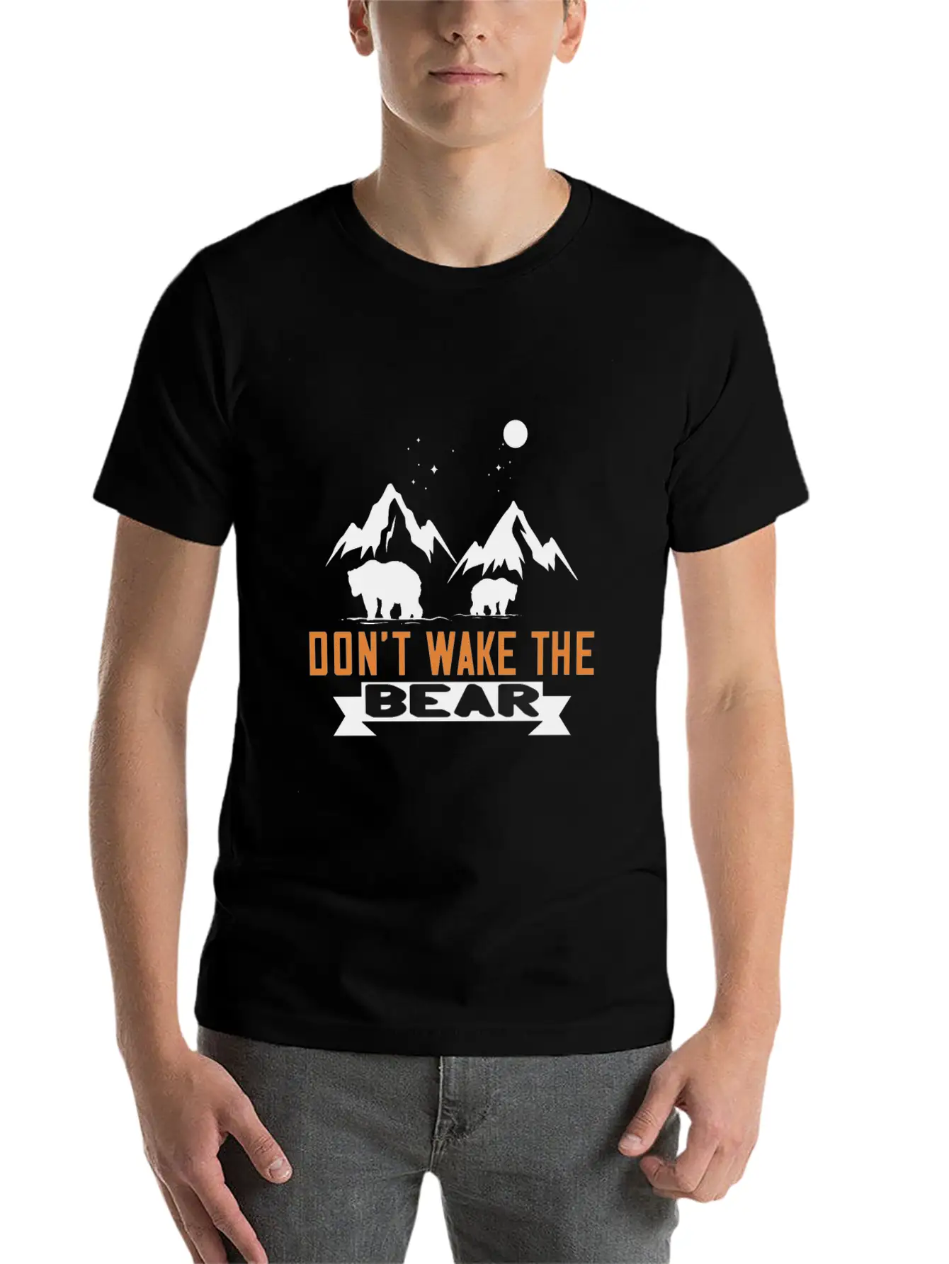 Don´t Wake The Bear Stylish Everyday T-Shirt – Unisex Basic Cotton Tee