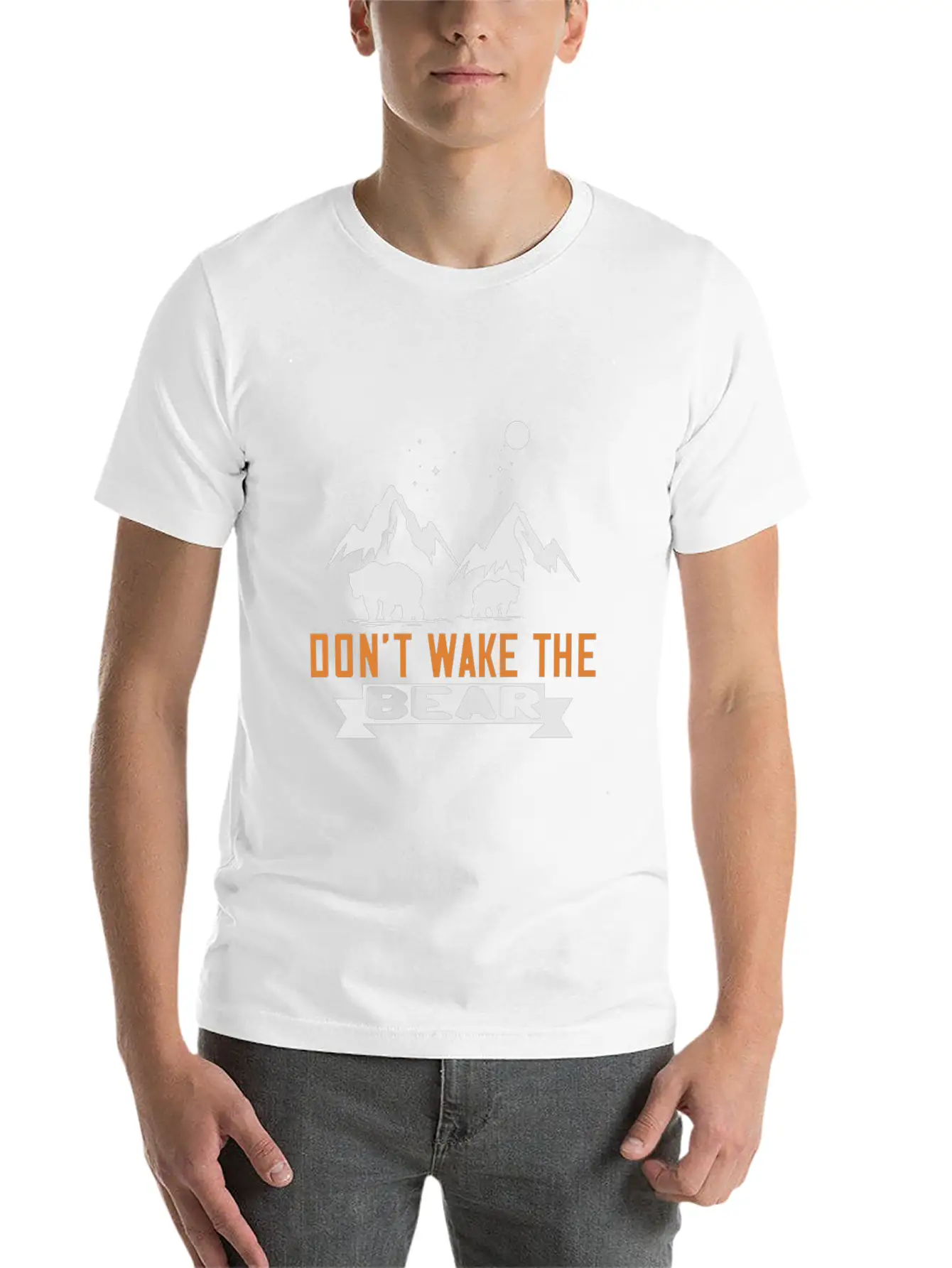 Don´t Wake The Bear Stylish Everyday T-Shirt – Unisex Basic Cotton Tee