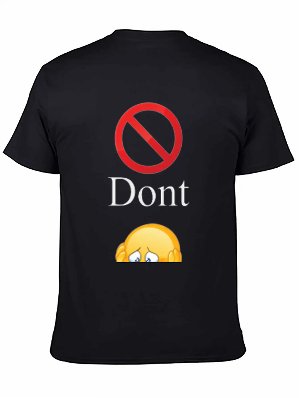 Dont Worry Be Happy Essential Cotton Tee For Daily Outfits – Unisex Style