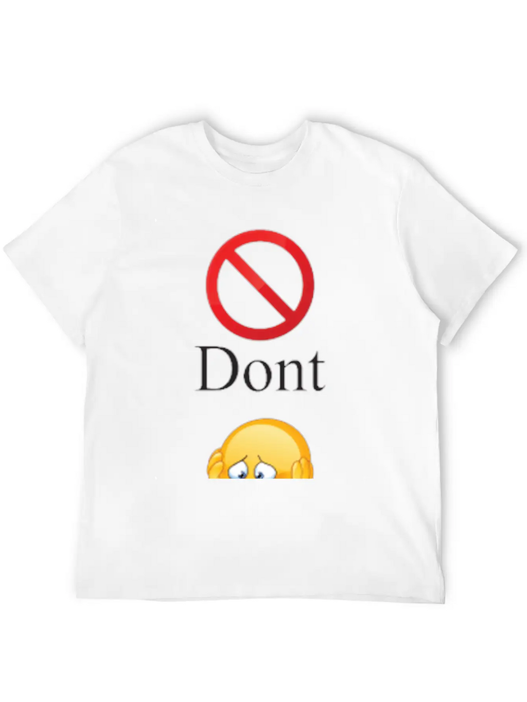Dont Worry Be Happy Essential Cotton Tee For Daily Outfits – Unisex Style