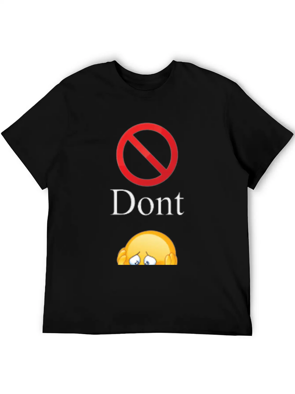 Dont Worry Be Happy Essential Cotton Tee For Daily Outfits – Unisex Style