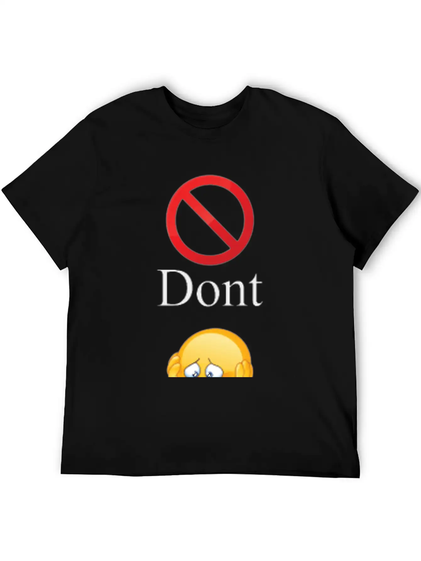 Dont Worry Be Happy Essential Cotton Tee For Daily Outfits – Unisex Style