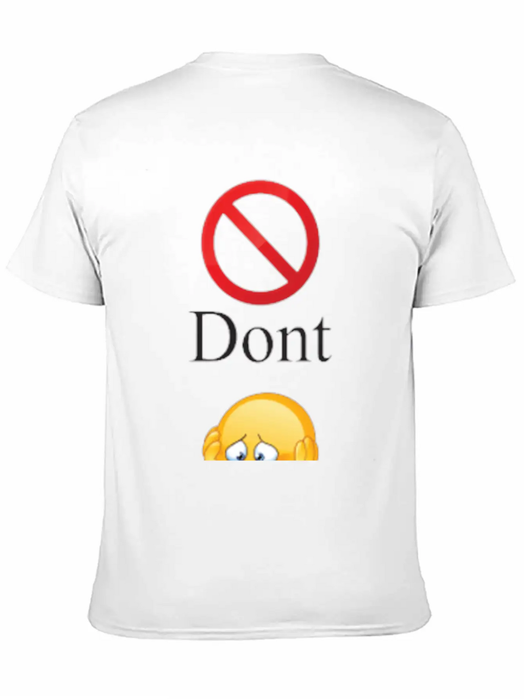 Dont Worry Be Happy Essential Cotton Tee For Daily Outfits – Unisex Style