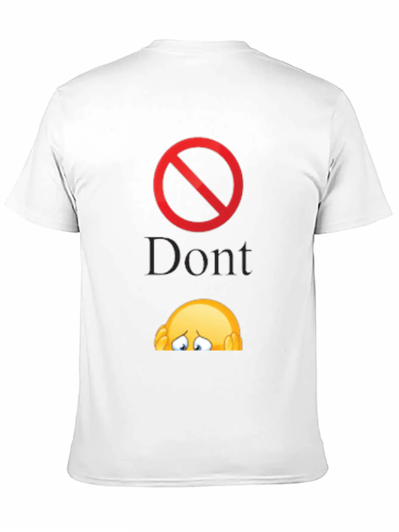Dont Worry Be Happy Essential Cotton Tee For Daily Outfits – Unisex Style