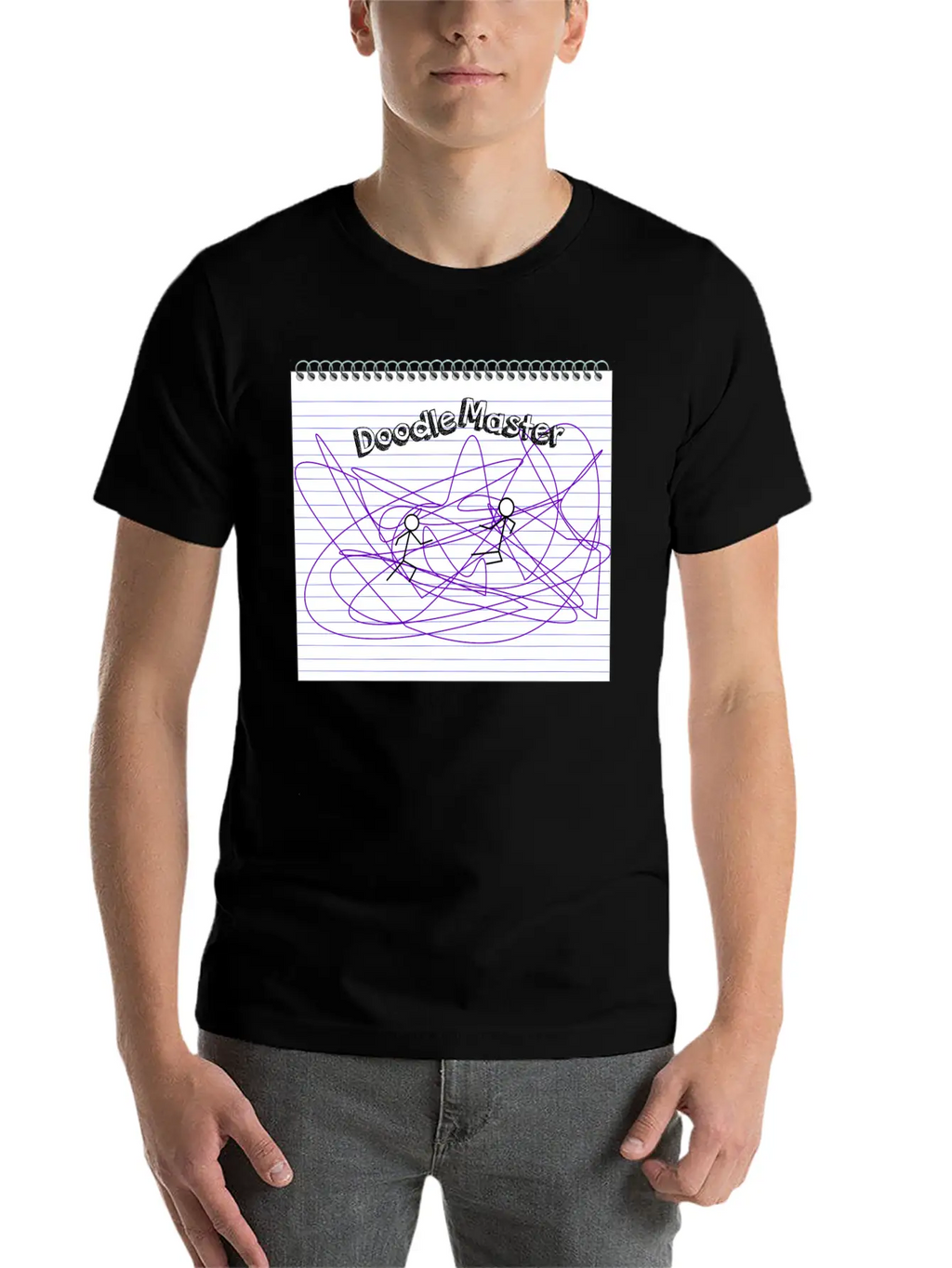 Doodle Master Unisex Short Sleeve Soft Cotton T-Shirt – Casual Everyday Wear