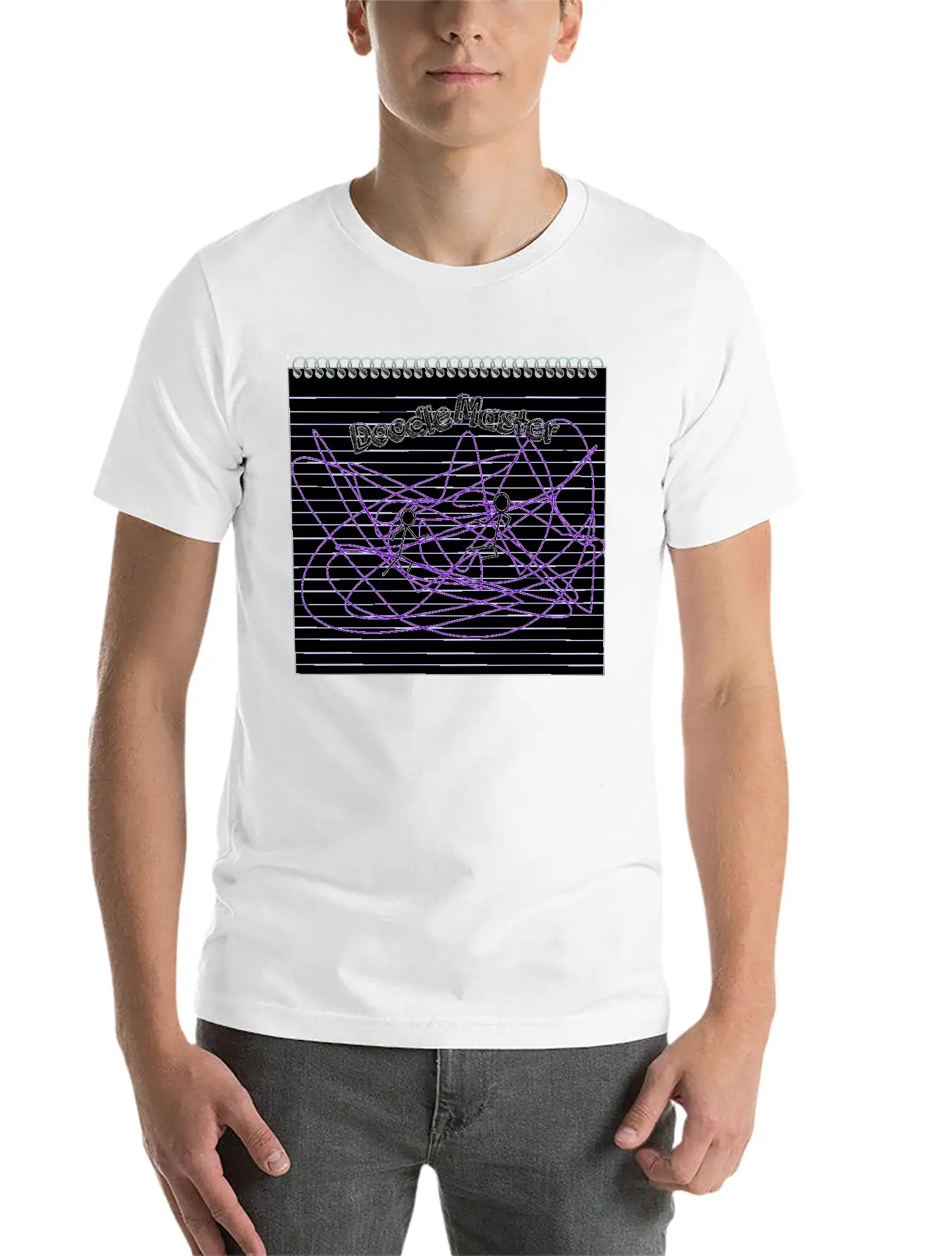 Doodle Master Unisex Short Sleeve Soft Cotton T-Shirt – Casual Everyday Wear