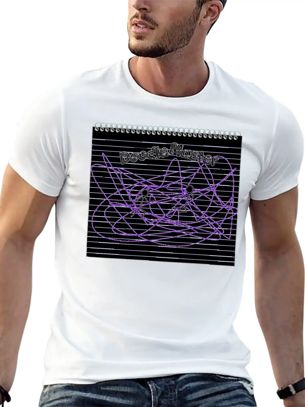 Doodle Master Unisex Short Sleeve Soft Cotton T-Shirt – Casual Everyday Wear