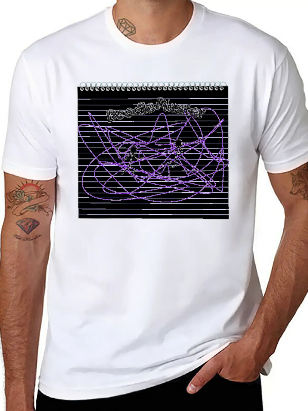 Doodle Master Unisex Short Sleeve Soft Cotton T-Shirt – Casual Everyday Wear