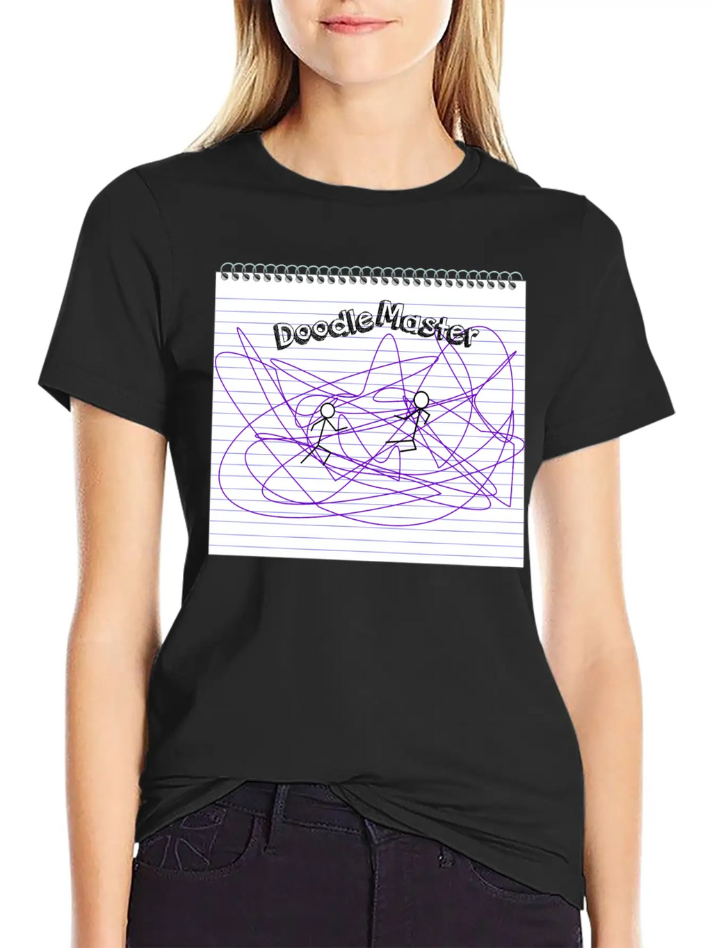 Doodle Master Unisex Short Sleeve Soft Cotton T-Shirt – Casual Everyday Wear