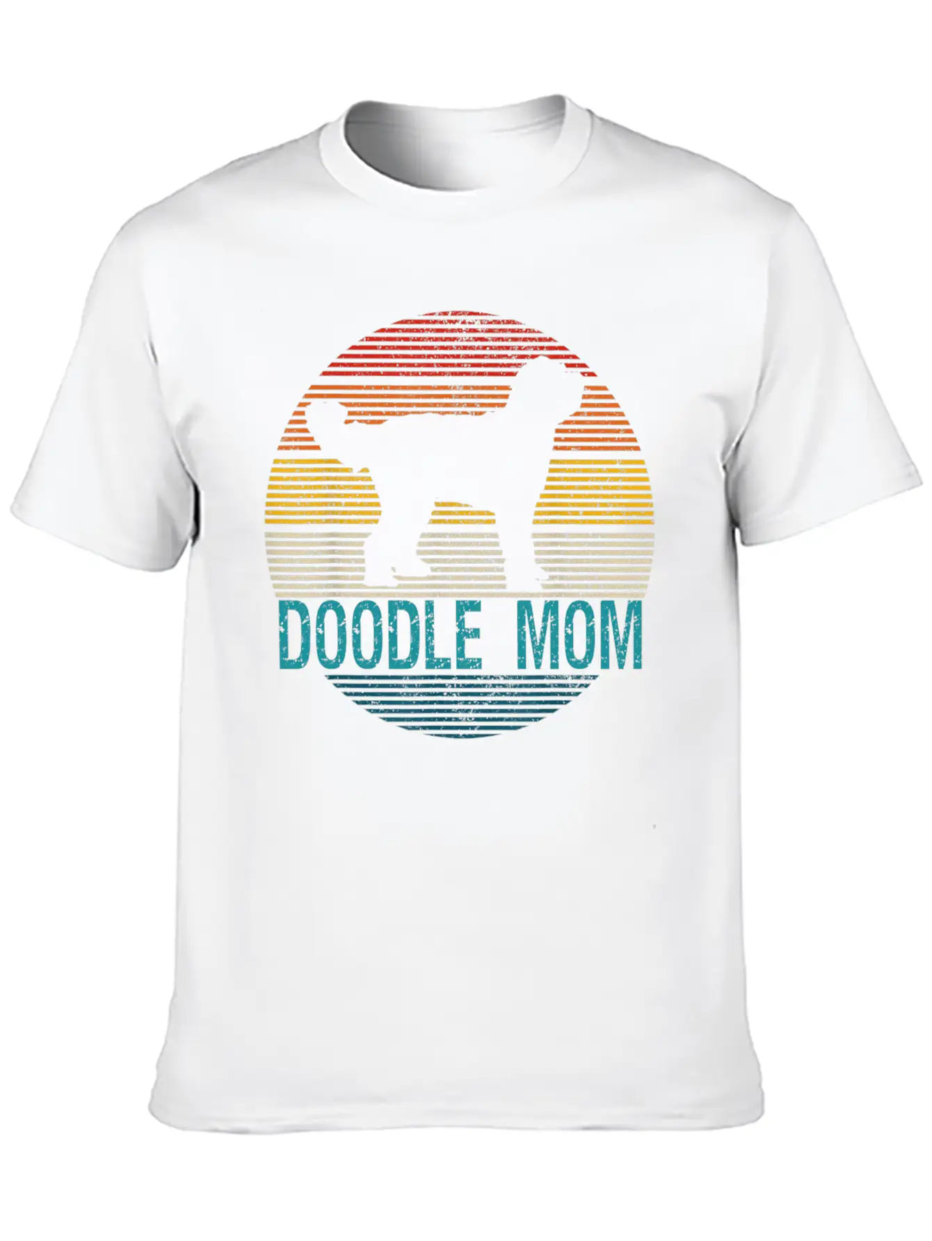 Doodle Mom Dog Owner Unisex Short Sleeve Soft Cotton T-Shirt – Casual Everyday Wear