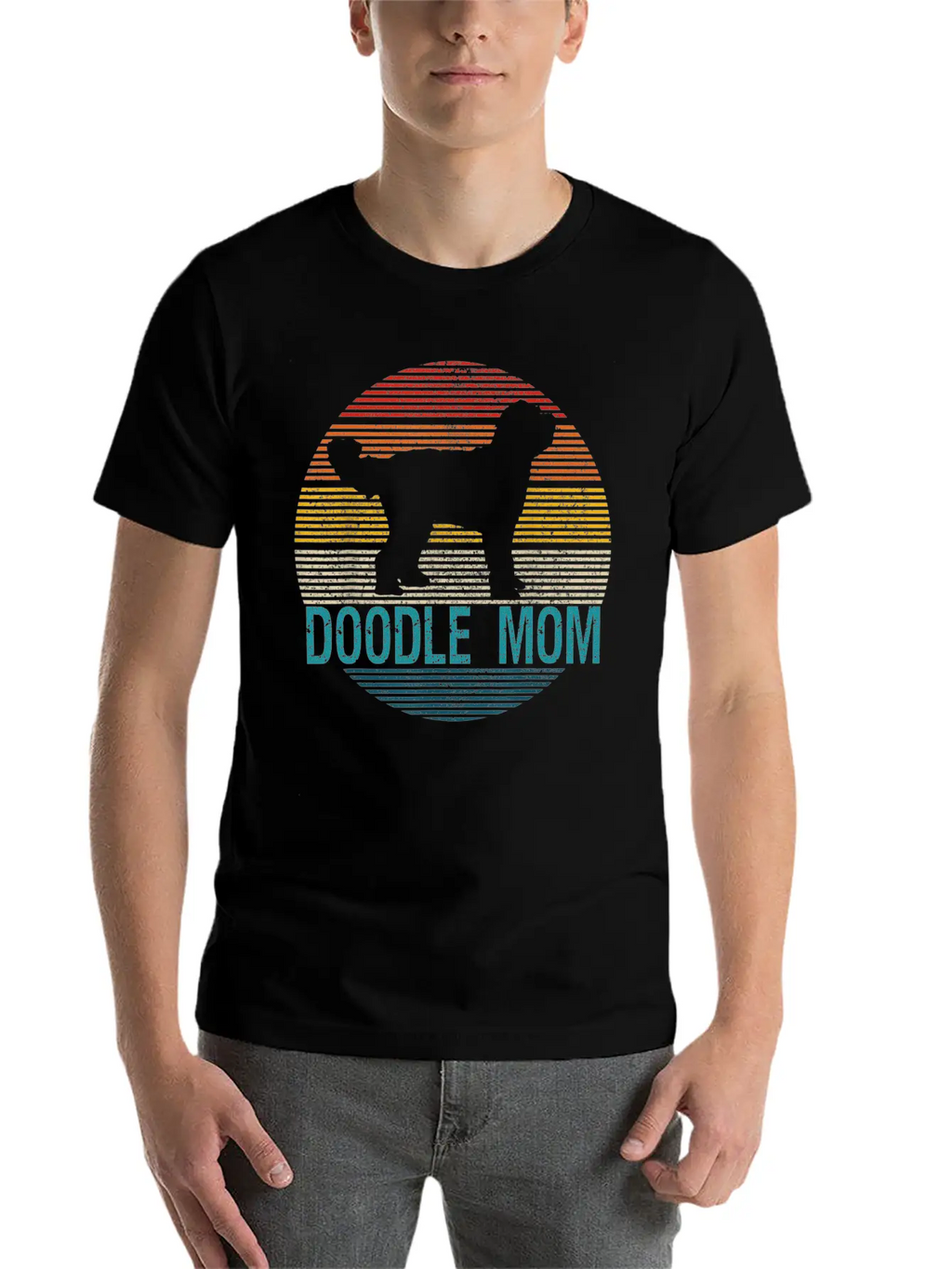 Doodle Mom Dog Owner Unisex Short Sleeve Soft Cotton T-Shirt – Casual Everyday Wear