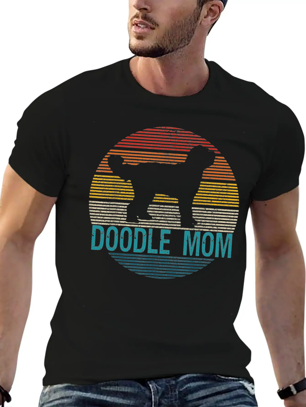 Doodle Mom Dog Owner Unisex Short Sleeve Soft Cotton T-Shirt – Casual Everyday Wear