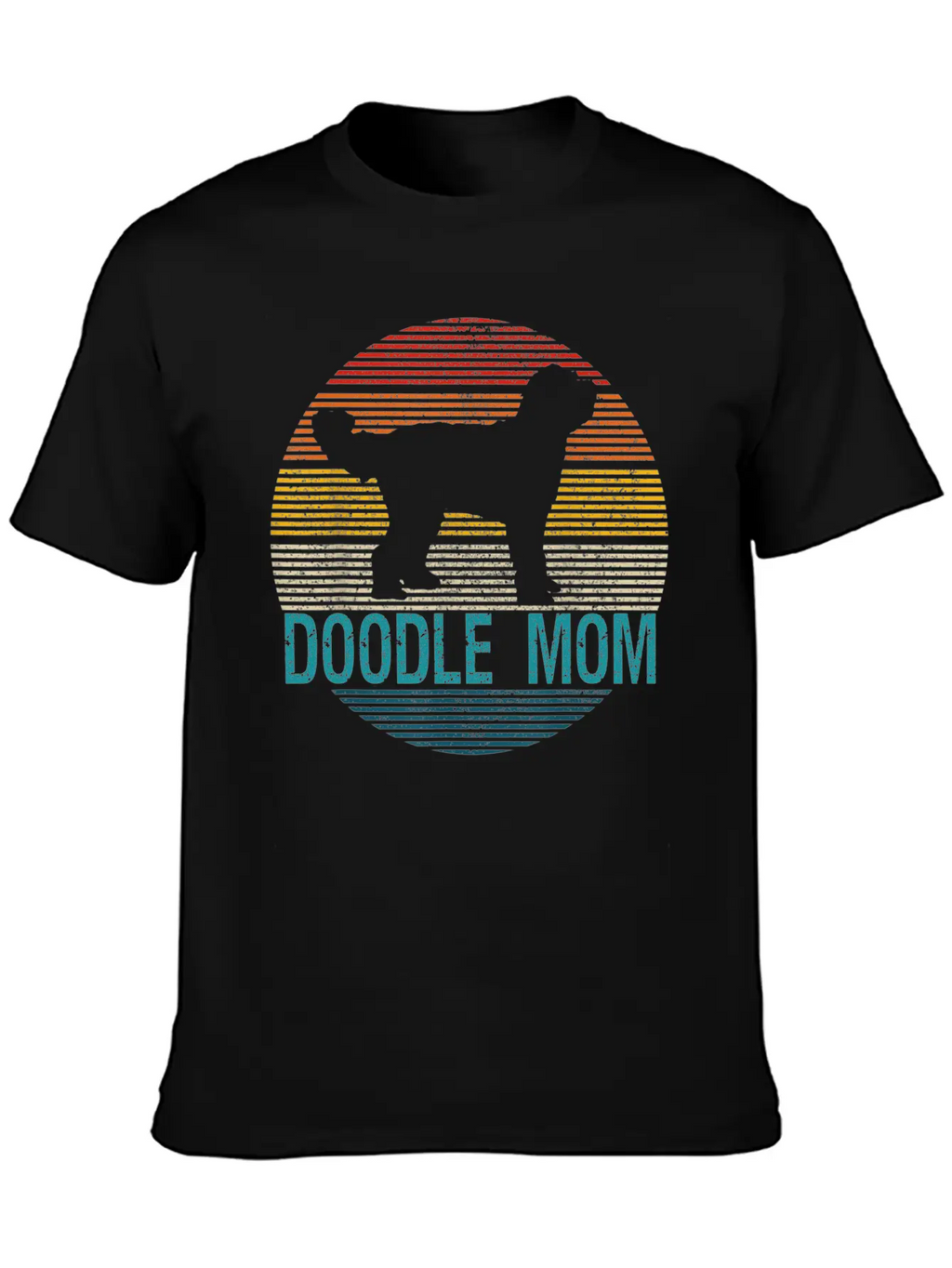 Doodle Mom Dog Owner Unisex Short Sleeve Soft Cotton T-Shirt – Casual Everyday Wear