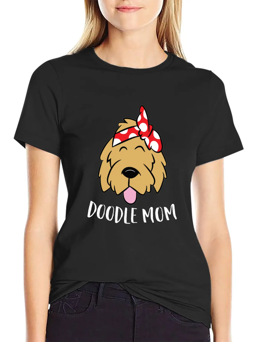 Doodle Mom Goldendoodle Mother Doodle Mama Stylish Everyday T-Shirt – Unisex Basic Cotton Tee