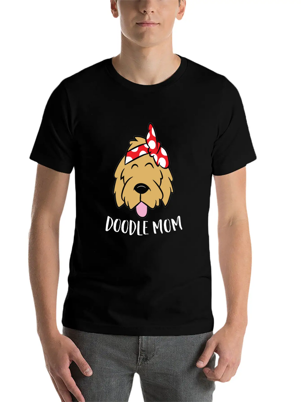 Doodle Mom Goldendoodle Mother Doodle Mama Stylish Everyday T-Shirt – Unisex Basic Cotton Tee