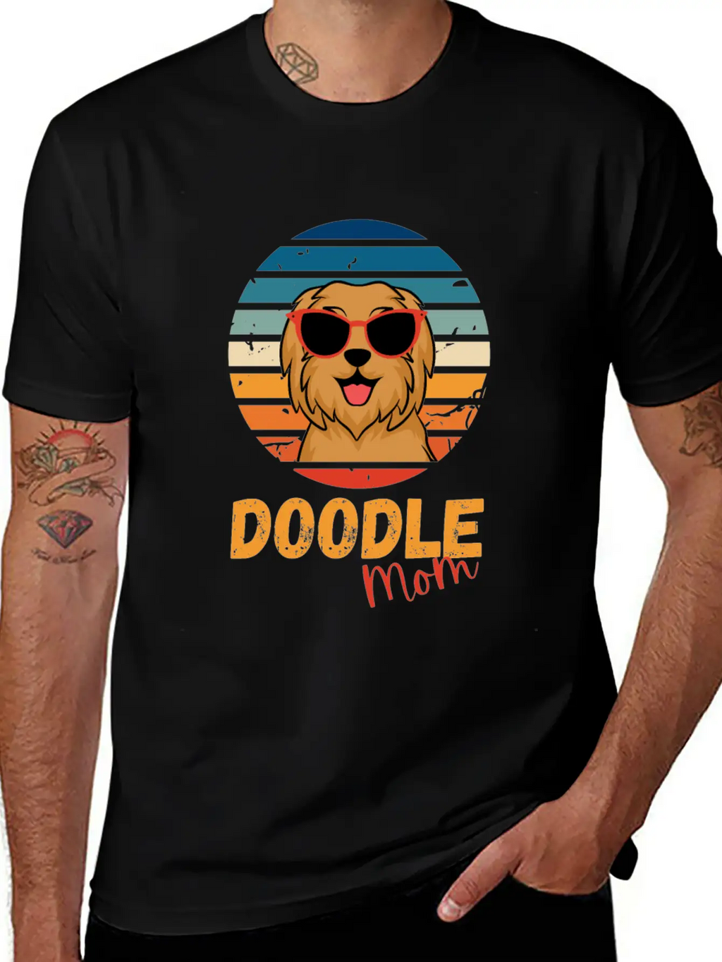 Doodle Mom Unisex Casual T-Shirt – Clean Design For Daily Comfort