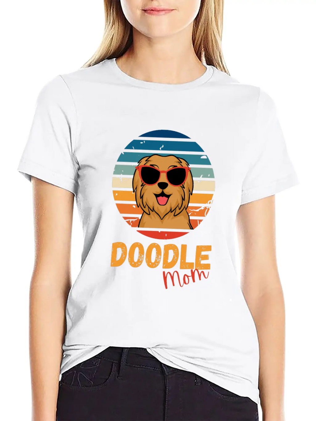 Doodle Mom Unisex Casual T-Shirt – Clean Design For Daily Comfort