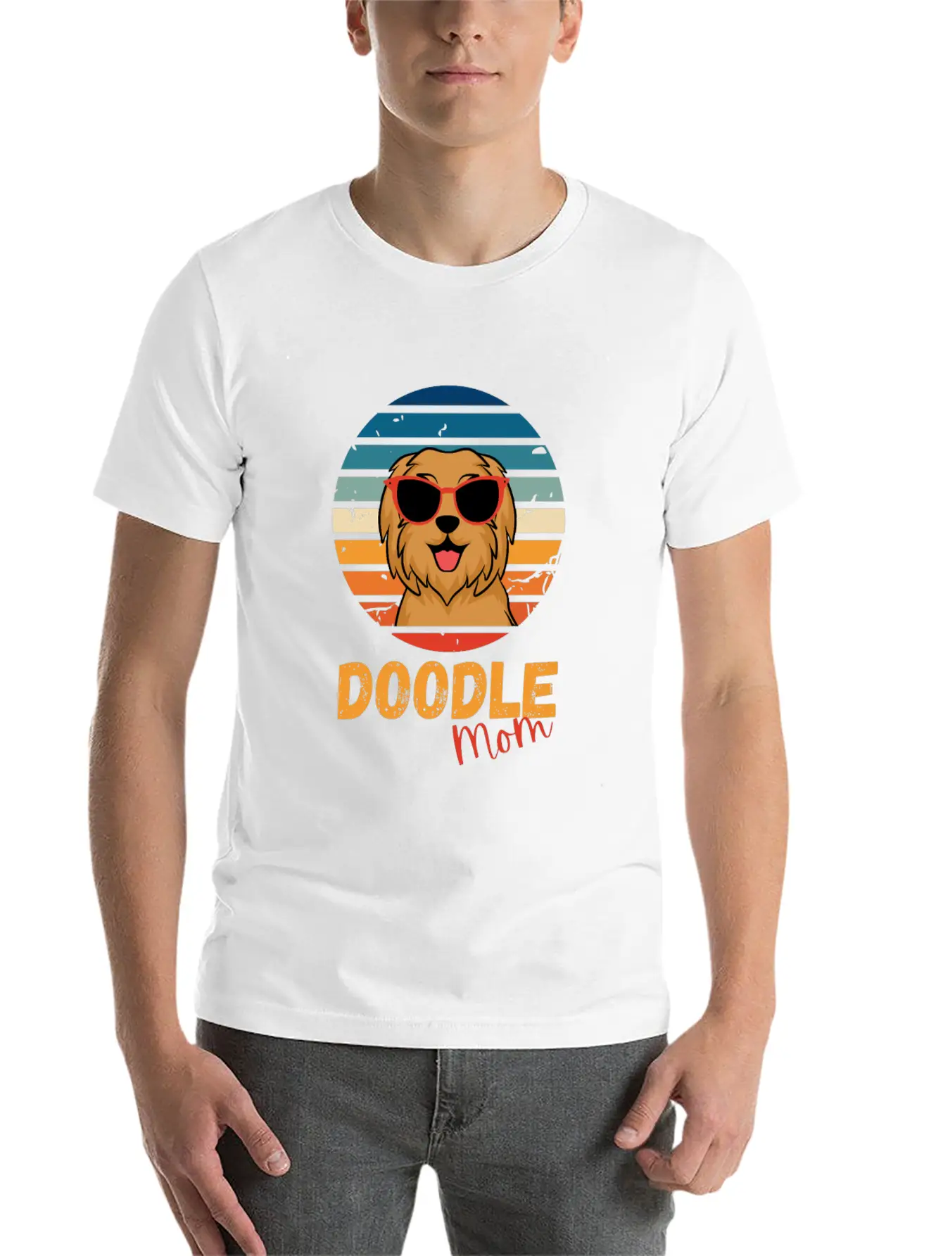 Doodle Mom Unisex Casual T-Shirt – Clean Design For Daily Comfort
