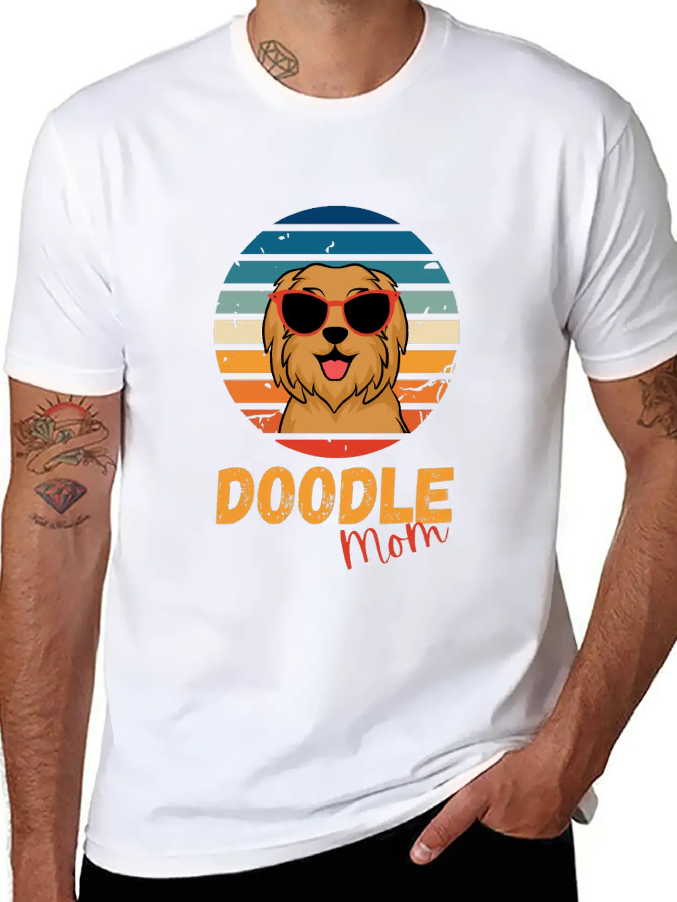 Doodle Mom Unisex Casual T-Shirt – Clean Design For Daily Comfort