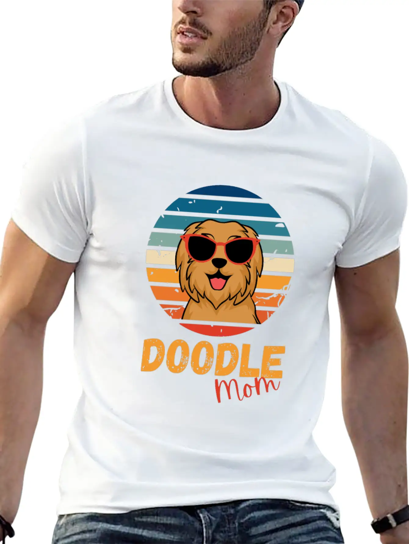 Doodle Mom Unisex Casual T-Shirt – Clean Design For Daily Comfort