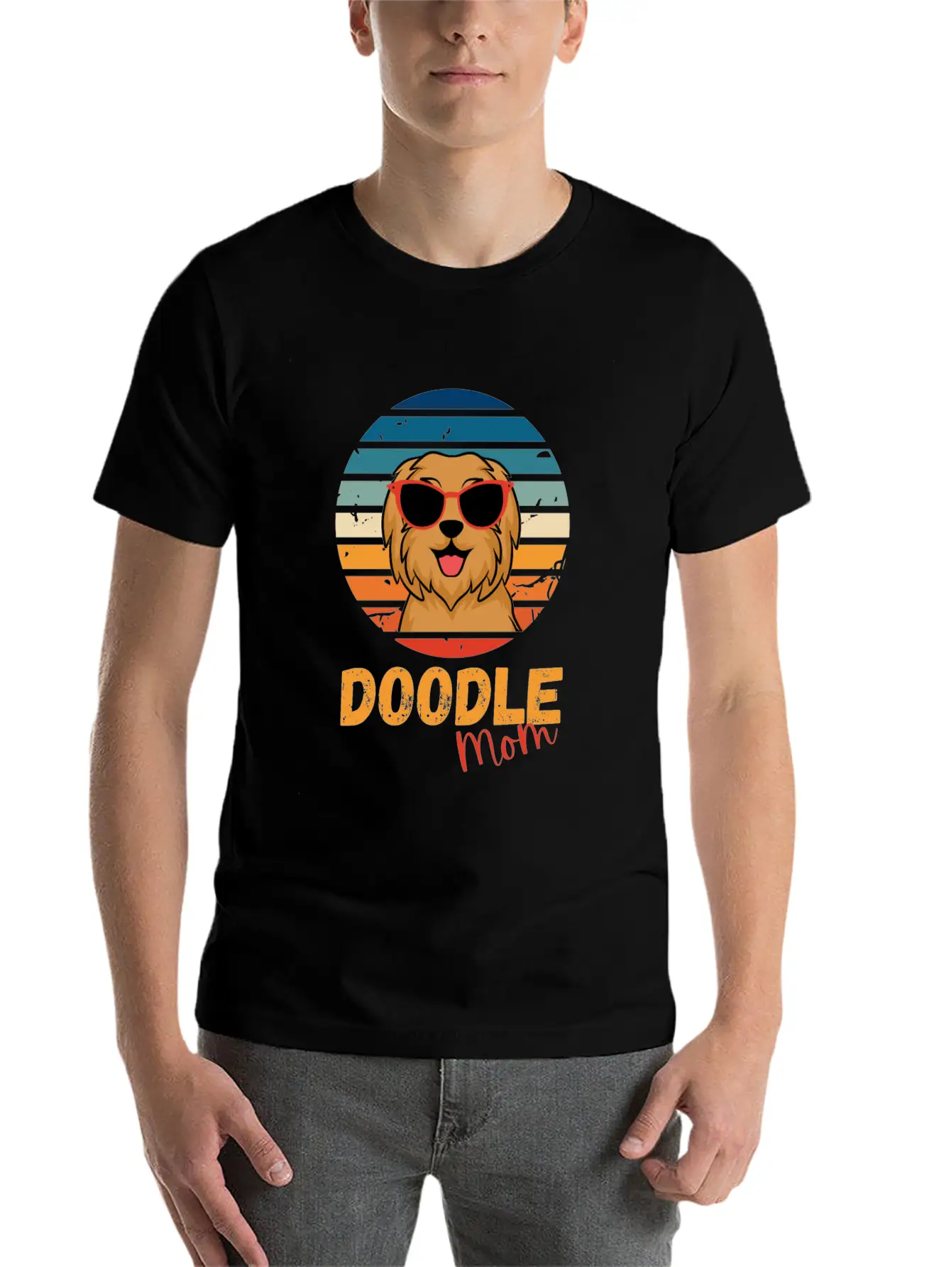 Doodle Mom Unisex Casual T-Shirt – Clean Design For Daily Comfort