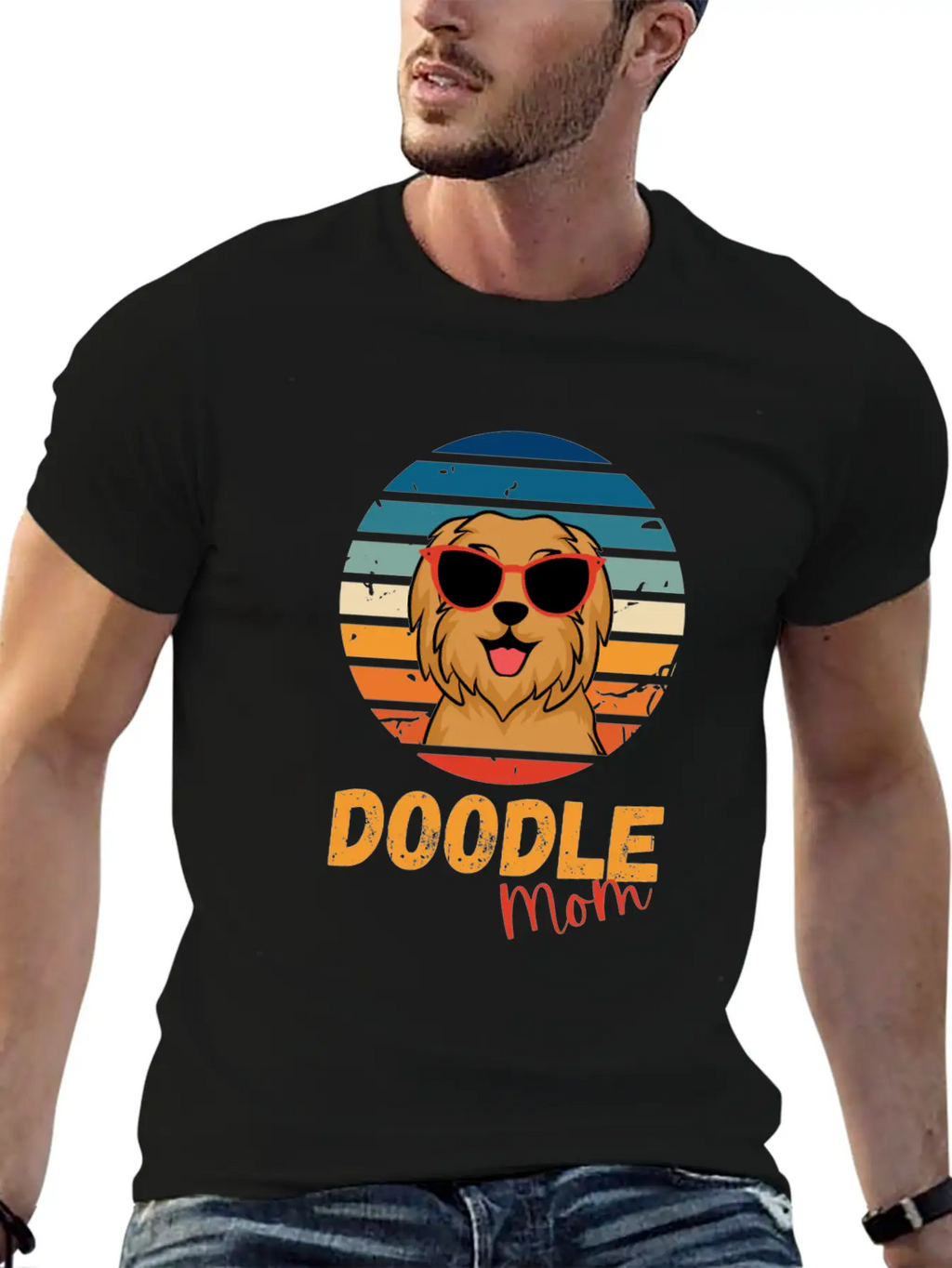 Doodle Mom Unisex Casual T-Shirt – Clean Design For Daily Comfort