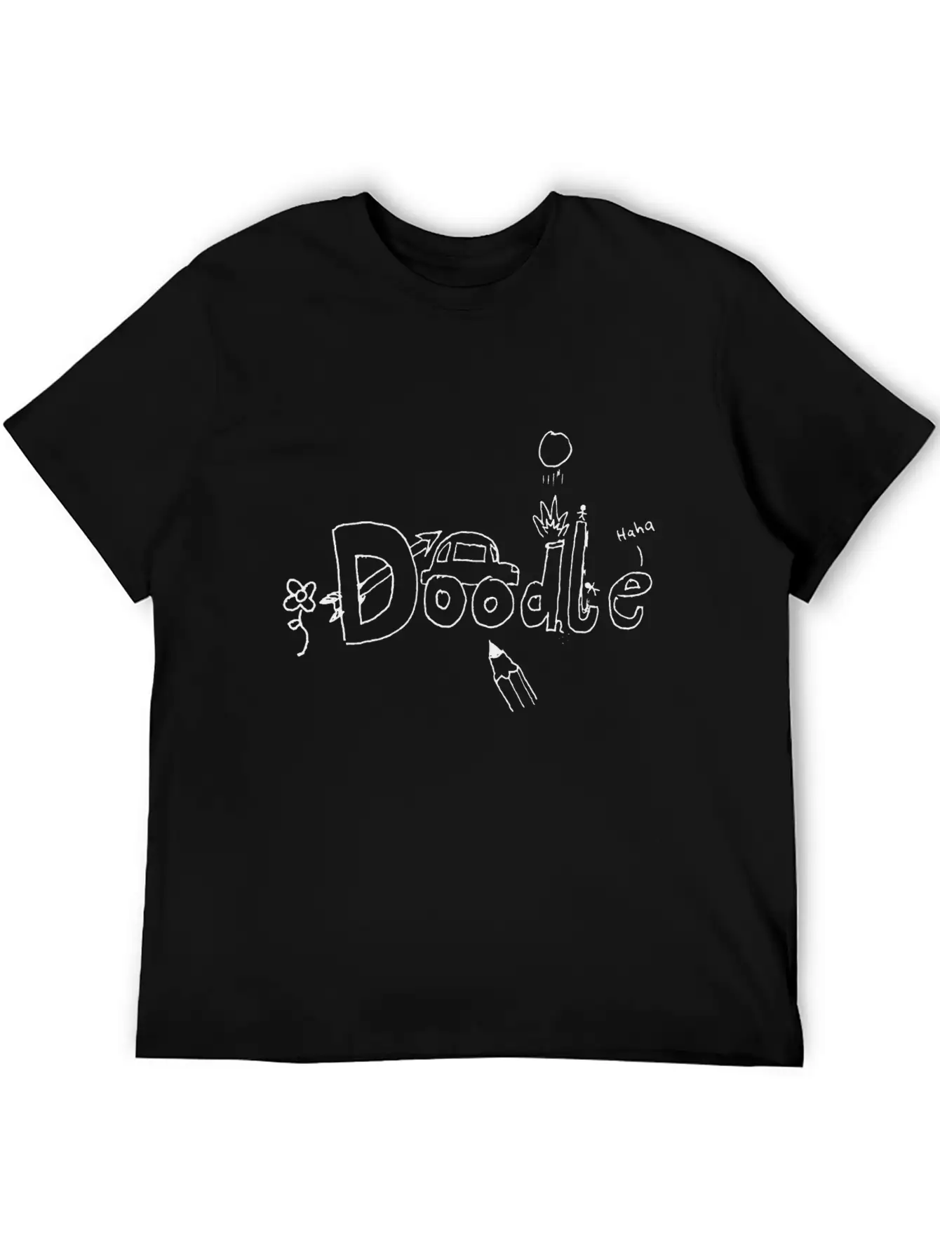 Doodle Unisex Casual T-Shirt – Clean Design For Daily Comfort