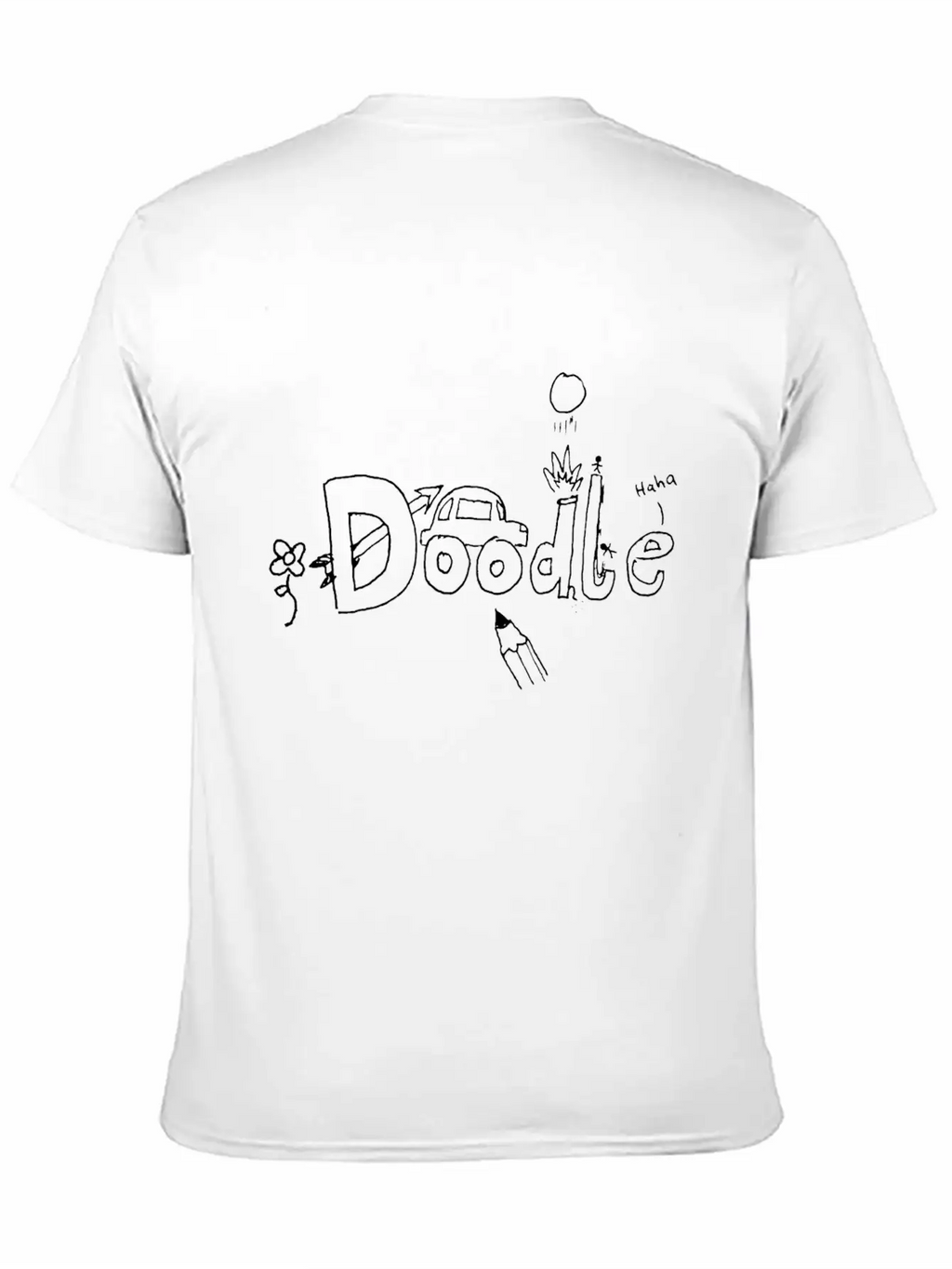 Doodle Unisex Casual T-Shirt – Clean Design For Daily Comfort