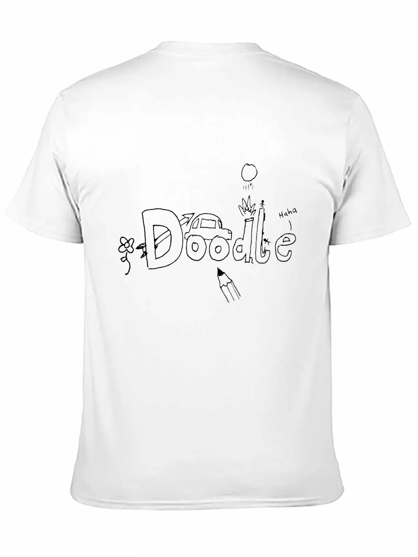 Doodle Unisex Casual T-Shirt – Clean Design For Daily Comfort