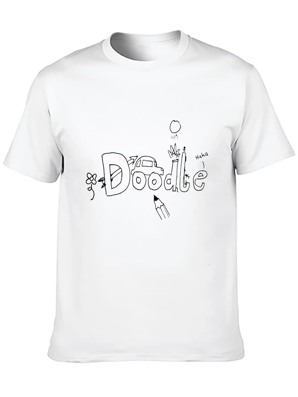 Doodle Unisex Casual T-Shirt – Clean Design For Daily Comfort