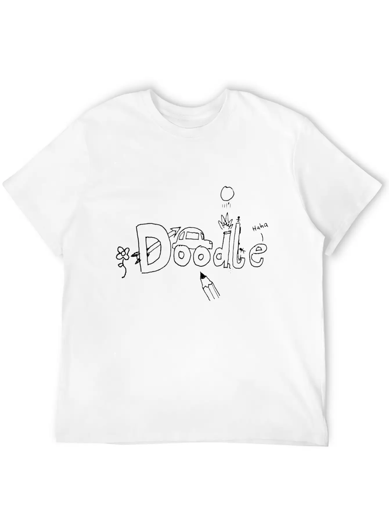 Doodle Unisex Casual T-Shirt – Clean Design For Daily Comfort