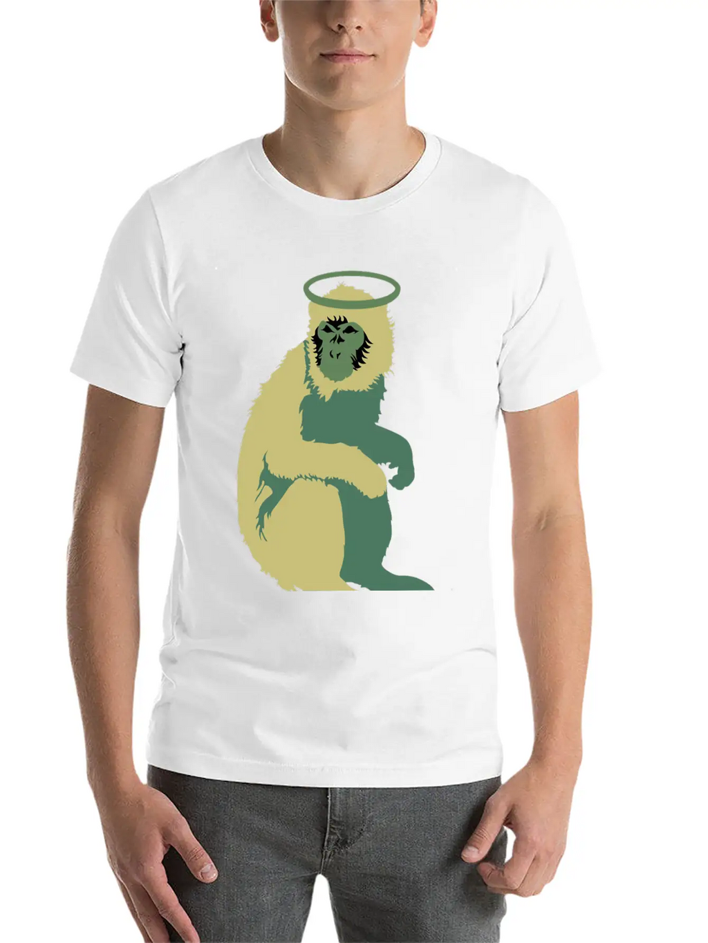 Doolittle Monkey Unisex Short Sleeve Soft Cotton T-Shirt – Casual Everyday Wear