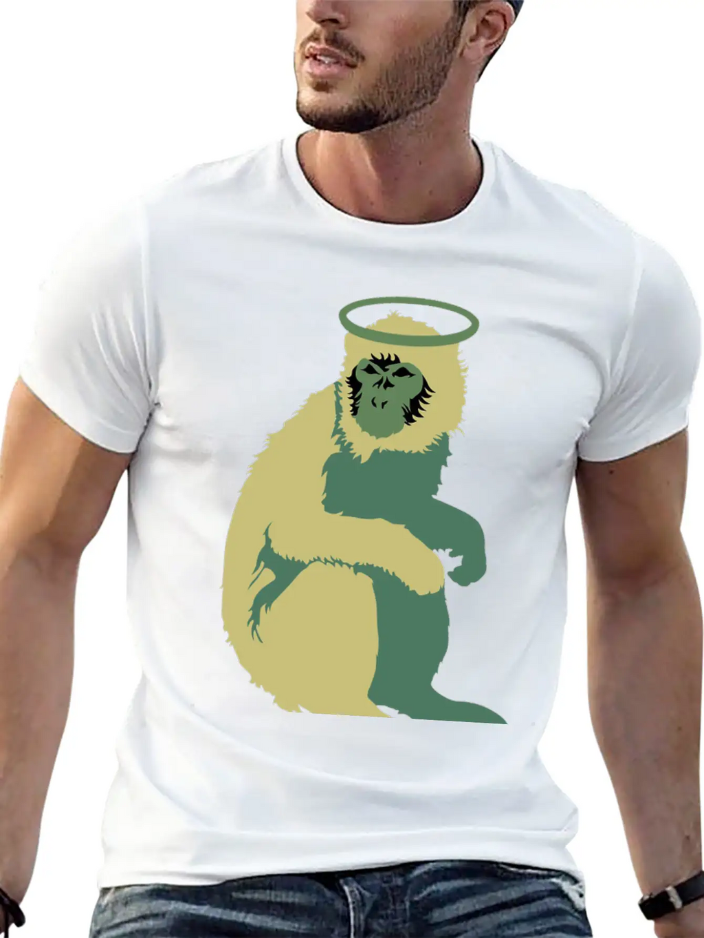 Doolittle Monkey Unisex Short Sleeve Soft Cotton T-Shirt – Casual Everyday Wear