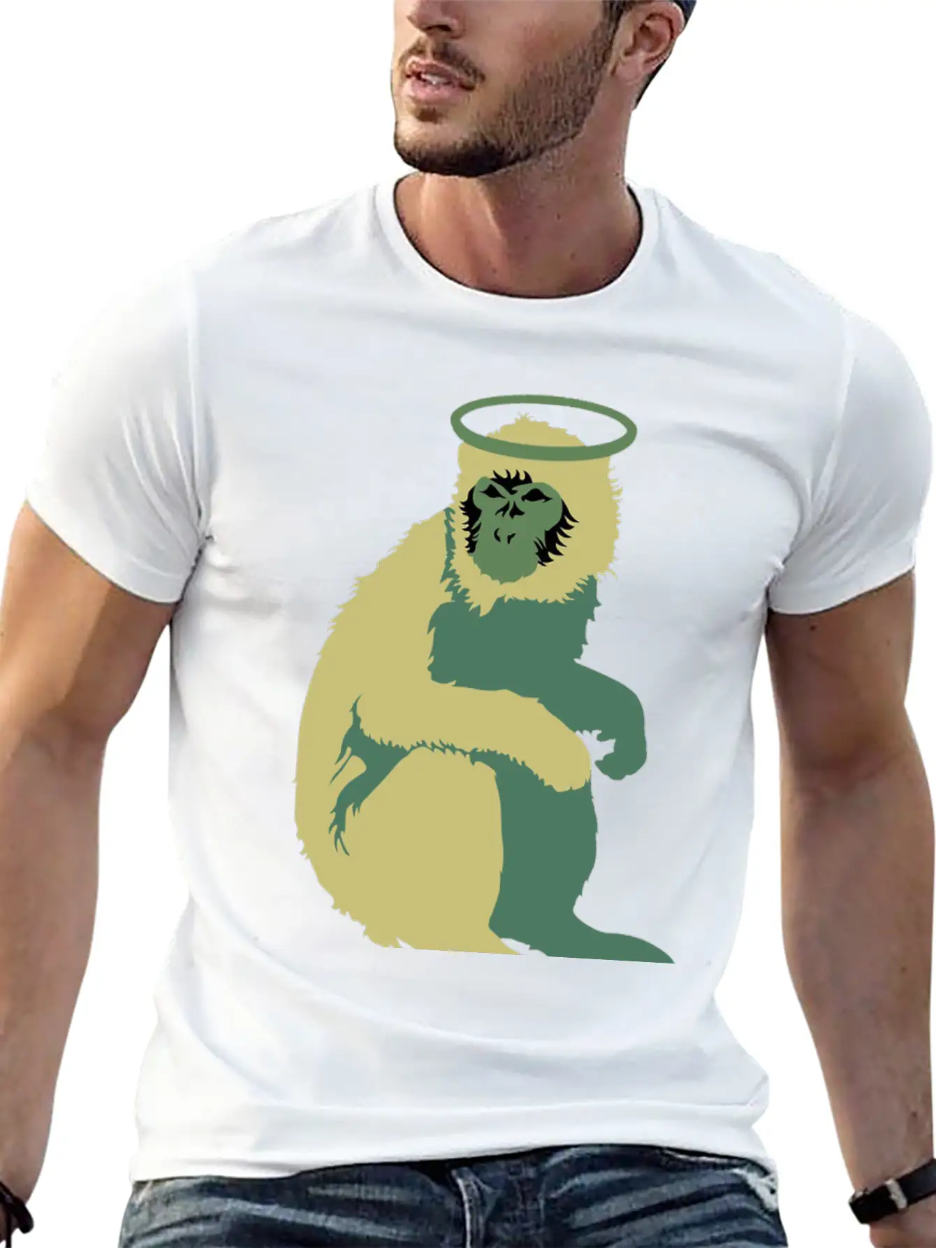 Doolittle Monkey Unisex Short Sleeve Soft Cotton T-Shirt – Casual Everyday Wear