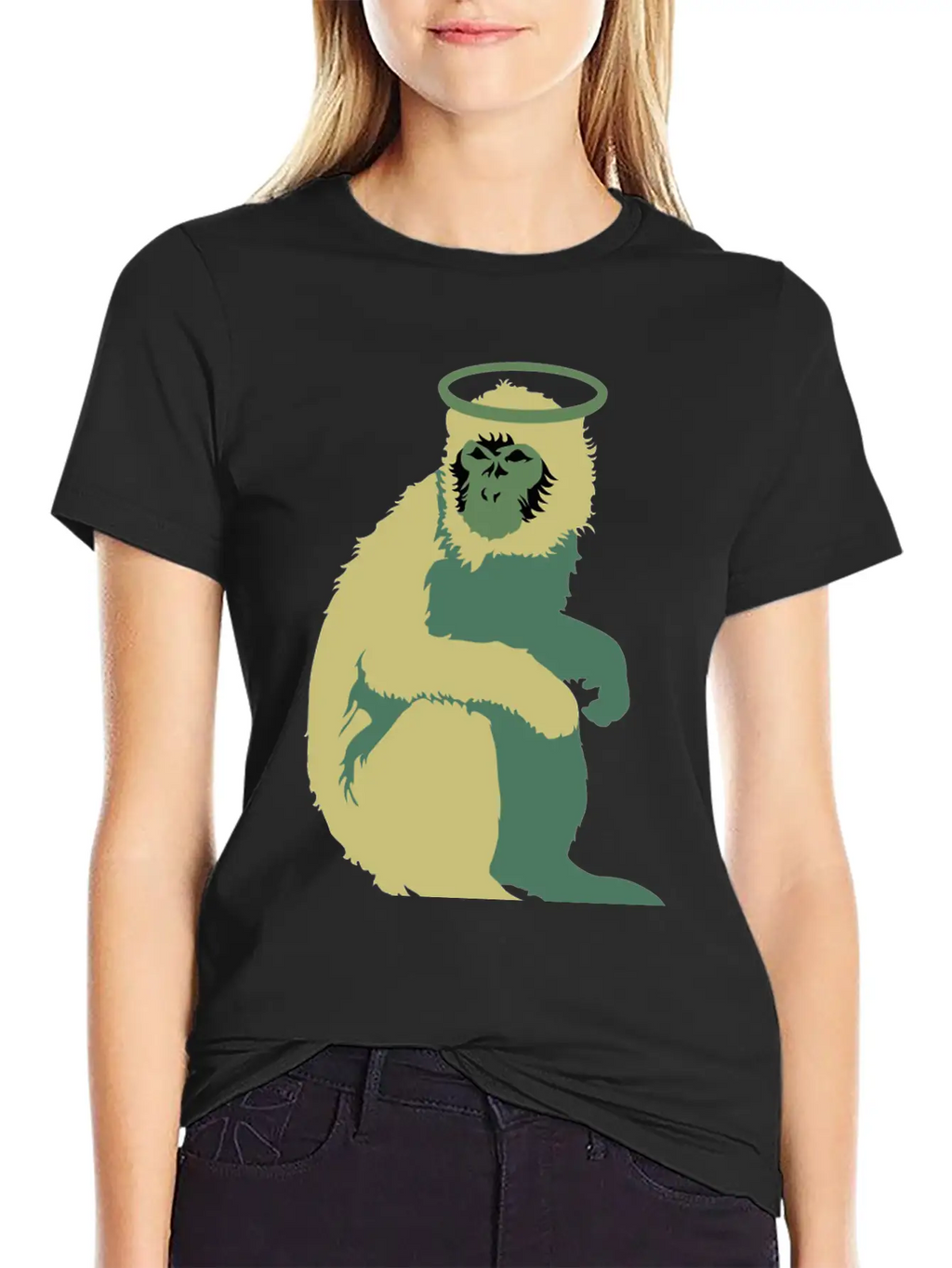 Doolittle Monkey Unisex Short Sleeve Soft Cotton T-Shirt – Casual Everyday Wear
