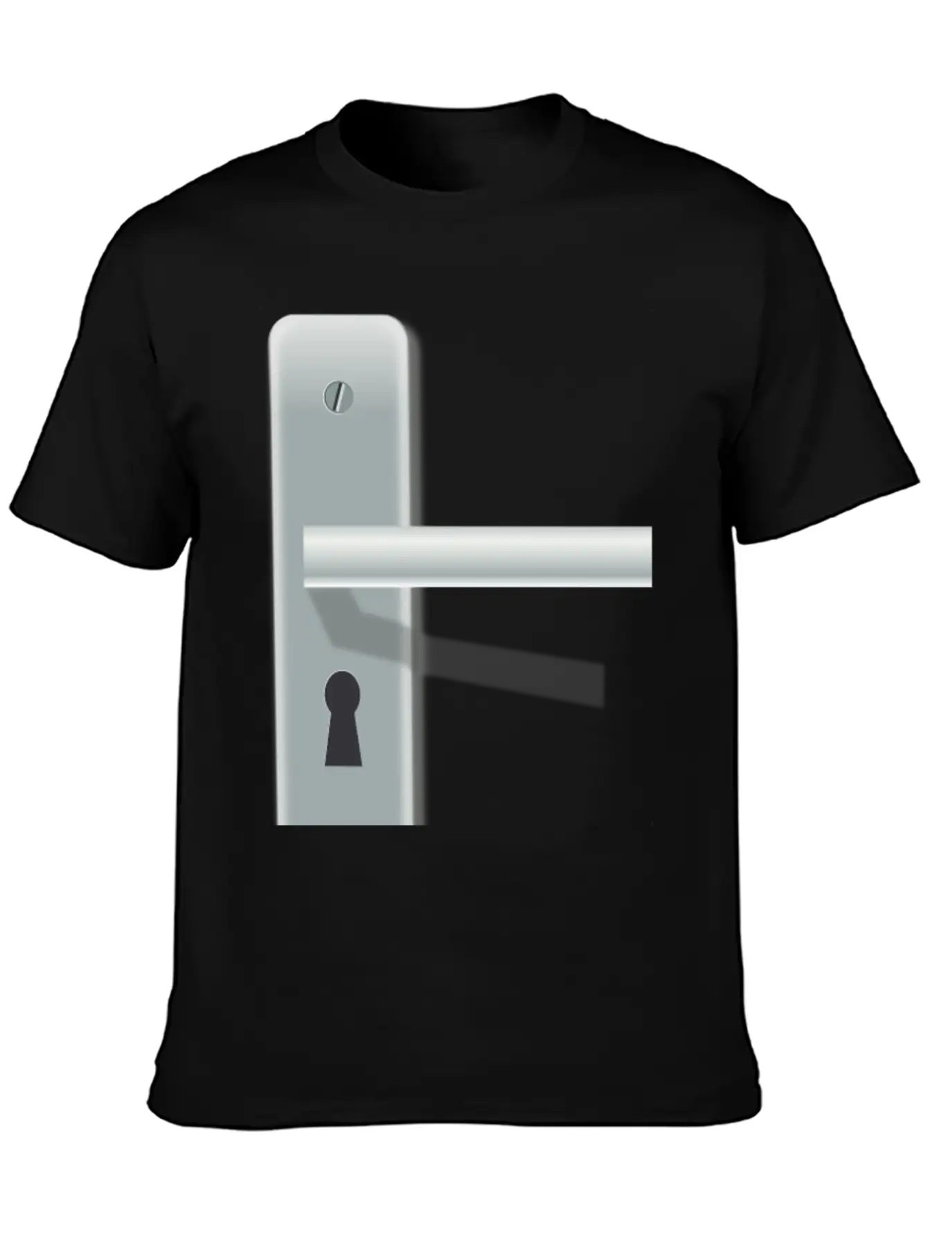 Doorlatch With Lock Breathable Soft Cotton T-Shirt – Timeless Casual Look