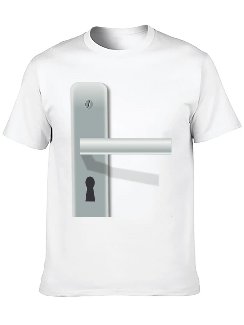 Doorlatch With Lock Breathable Soft Cotton T-Shirt – Timeless Casual Look
