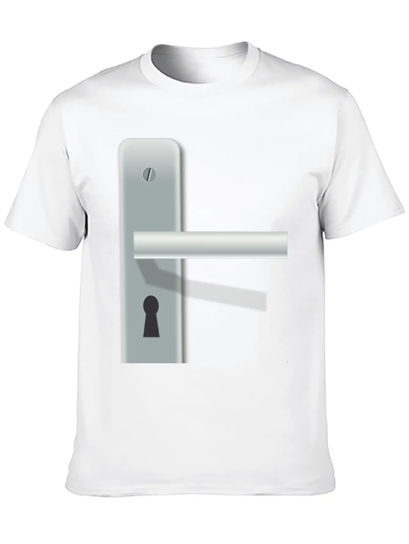 Doorlatch With Lock Breathable Soft Cotton T-Shirt – Timeless Casual Look
